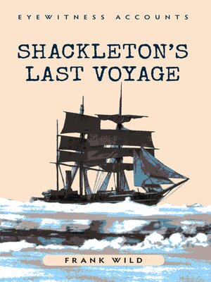 cover image of Eyewitness Accounts Shackleton's Last Voyage